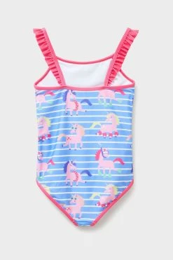 Crew Clothing Company Blue Bright Swimsuit 6 Crew Clothing Company Blue Bright Swimsuit -Angel & Rocket Shop D89391s2