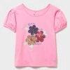 Crew Clothing Company Pink Embellished Cotton Casual T-Shirt -Angel & Rocket Shop D89437s