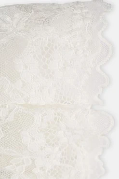 Angel & Rocket Cream Alice Lace Sleeve Satin Bridesmaid Dress -Angel & Rocket Shop D89577s4