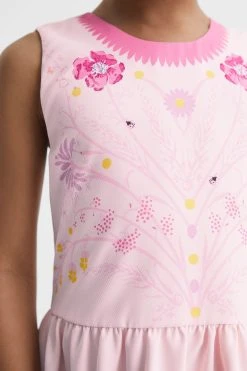 Reiss Mara Sleeveless Floral Print Dress -Angel & Rocket Shop D89717s4