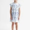 Reiss Dahlia Floral Print Jersey Dress -Angel & Rocket Shop D91 334s