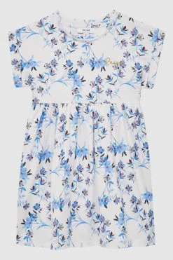 Reiss Dahlia Floral Print Jersey Dress 9 Reiss Dahlia Floral Print Jersey Dress -Angel & Rocket Shop D91 334s2