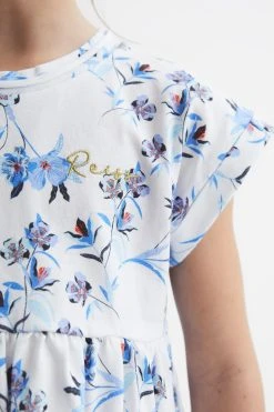 Reiss Dahlia Floral Print Jersey Dress 11 Reiss Dahlia Floral Print Jersey Dress -Angel & Rocket Shop D91 334s4