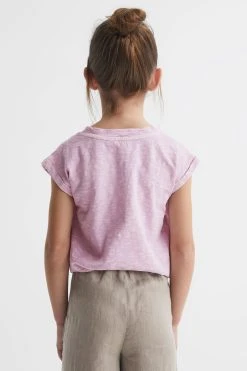 Reiss Freddie Jersey V-Neck T-Shirt -Angel & Rocket Shop D91 469s5