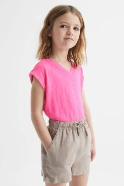 Reiss Freddie Jersey V-Neck T-Shirt