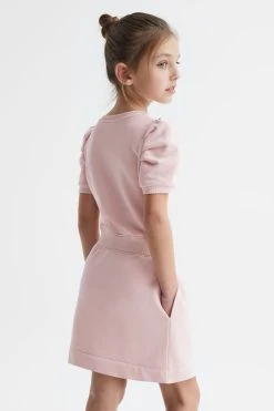 Reiss Mimi Pleated Sleeve Dress -Angel & Rocket Shop D99 099s5