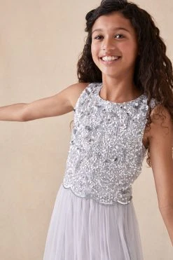 Lipsy Sequin Bodice Occasion Maxi Dress -Angel & Rocket Shop K01327s3