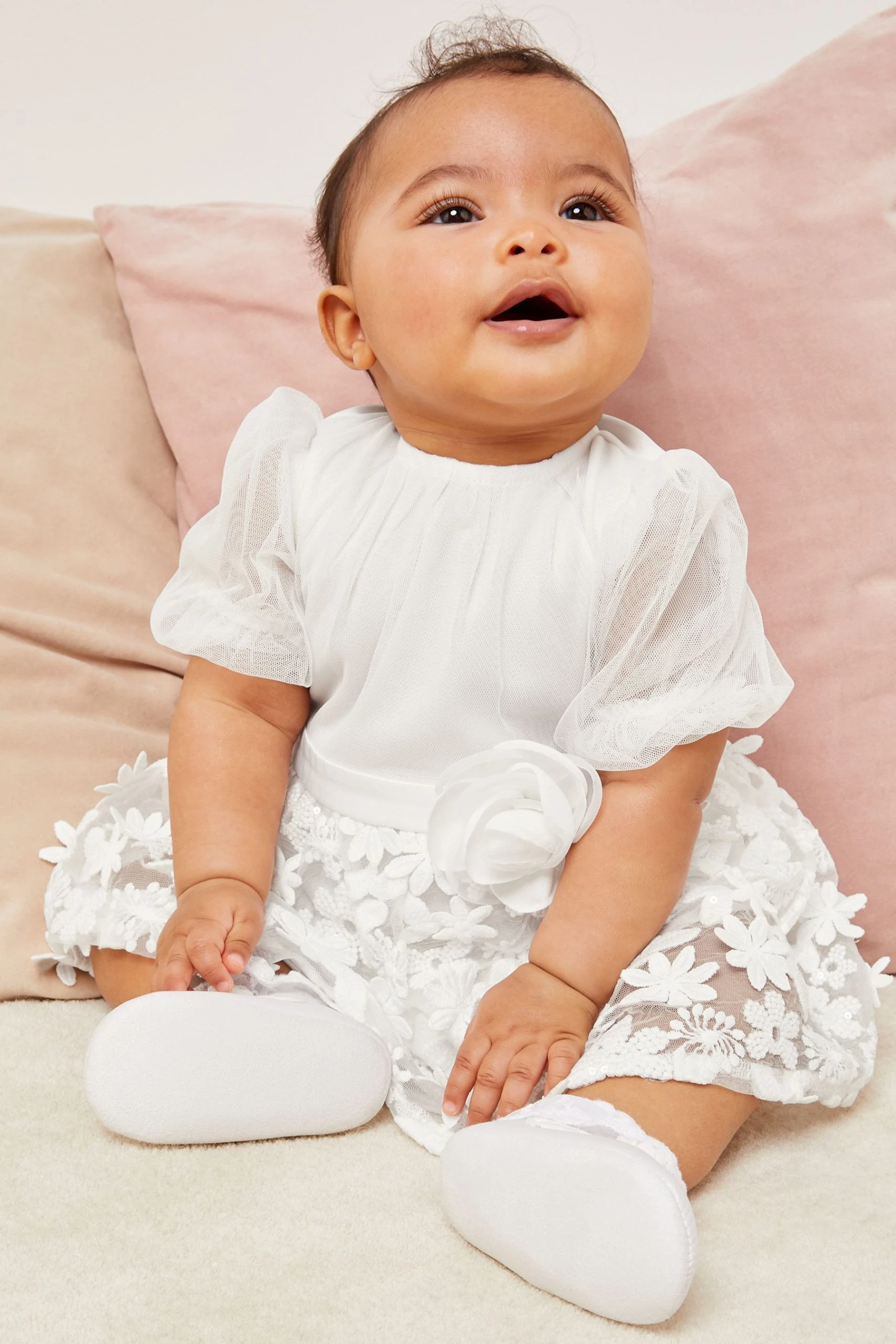 Lipsy Baby Sequin Embroidered Skirt Occasion Dress 3 Lipsy Baby Sequin Embroidered Skirt Occasion Dress