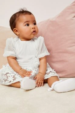 Lipsy Baby Sequin Embroidered Skirt Occasion Dress 9 Lipsy Baby Sequin Embroidered Skirt Occasion Dress -Angel & Rocket Shop K24155s3