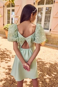 Lipsy Puff Sleeve Occasion Dress (3yrs-16yrs) 8 Lipsy Puff Sleeve Occasion Dress (3yrs-16yrs) -Angel & Rocket Shop K37255s3