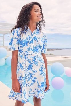 Lipsy Puff Sleeve Shirt Dress -Angel & Rocket Shop K40785s3