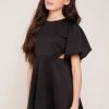 Lipsy Puff Sleeve Cut Out Scuba Dress 2 Lipsy Puff Sleeve Cut Out Scuba Dress -Angel & Rocket Shop K44320s
