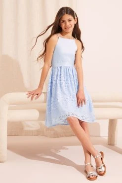 Lipsy Lace Skirt Occasion Dress -Angel & Rocket Shop K47136s2