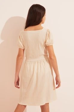 Lipsy Crochet Detail Puff Sleeve Jersey Dress -Angel & Rocket Shop K52568s3