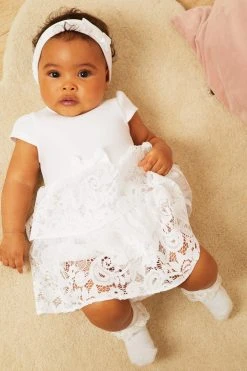 Lipsy Baby Lace Tutu Dress With Headband -Angel & Rocket Shop K53985s2