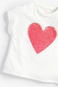 Next Short Sleeve Sequin T-Shirt (3-16yrs) 7 Next Short Sleeve Sequin T-Shirt (3-16yrs) -Angel & Rocket Shop M09698s3