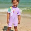 Next Lilac Purple Applique Character Swimsuit (3mths-7yrs) 2 Next Lilac Purple Applique Character Swimsuit (3mths-7yrs) -Angel & Rocket Shop M59 031s