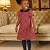 Trotters London Red Madeline Tartan Dress 2 Trotters London Red Madeline Tartan Dress -Angel & Rocket Shop M65154s