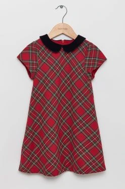 Trotters London Red Madeline Tartan Dress 8 Trotters London Red Madeline Tartan Dress -Angel & Rocket Shop M65154s3