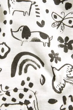Next Monochrome/Pink Character 3 Pack Short Pyjamas (9mths-8yrs) -Angel & Rocket Shop M67326s8