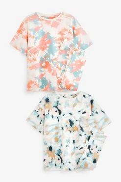 Next Multi Tie Dye 2 Pack Pyjamas (3-16yrs)