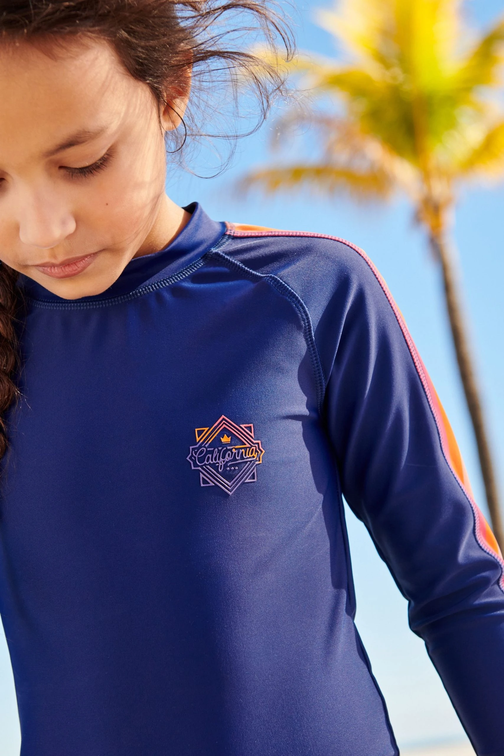 Next Navy Blue/Pink 2 Piece Sunsafe Swim Set (3-16yrs) 5 Next Navy Blue/Pink 2 Piece Sunsafe Swim Set (3-16yrs) - Image 3