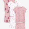 Next Pink/White Star/Spot 3 Pack Short Pyjamas (9mths-16yrs) -Angel & Rocket Shop M86982s