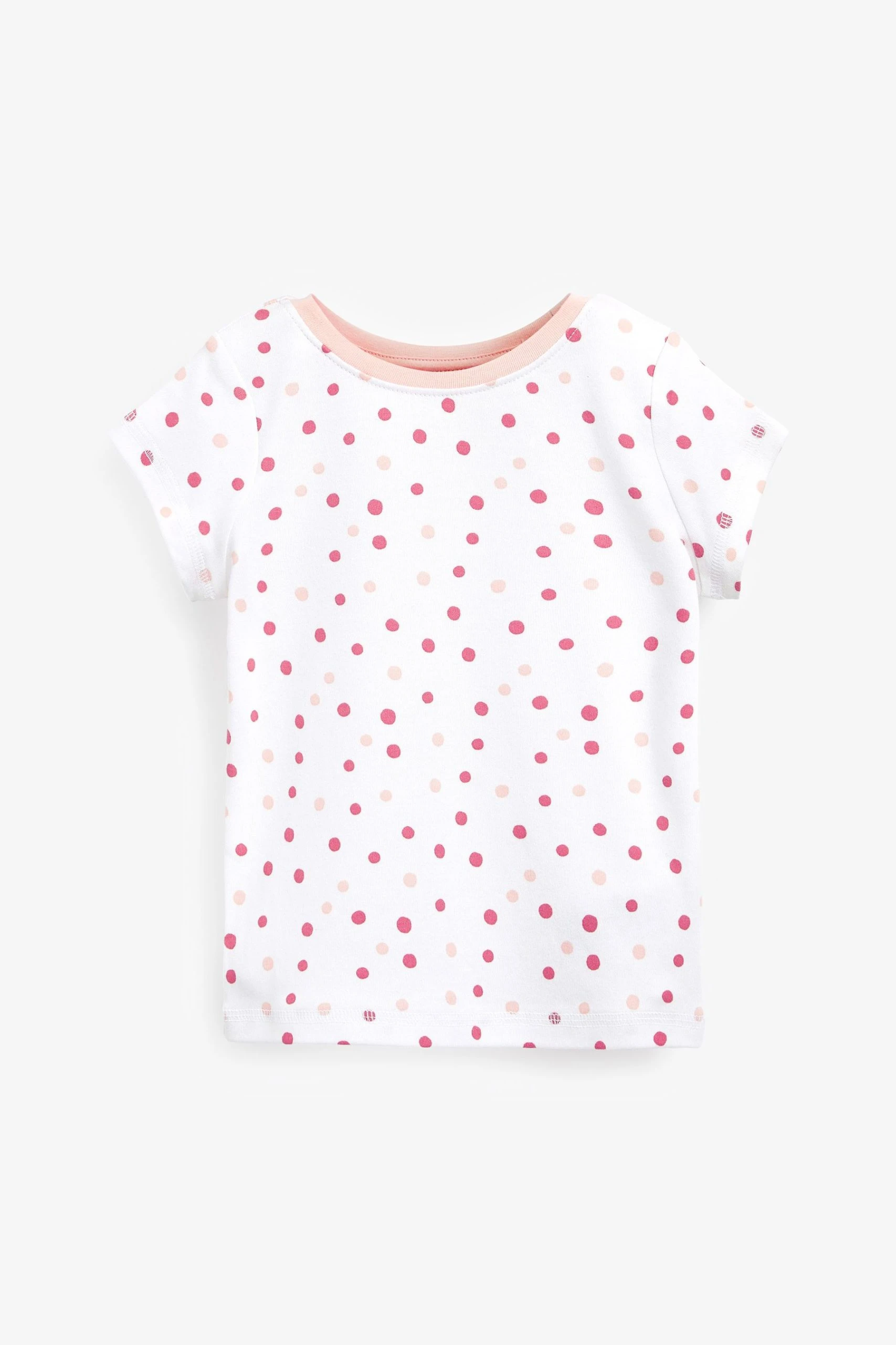 Next Pink/White Star/Spot 3 Pack Short Pyjamas (9mths-16yrs) 4 Next Pink/White Star/Spot 3 Pack Short Pyjamas (9mths-16yrs) - Image 2