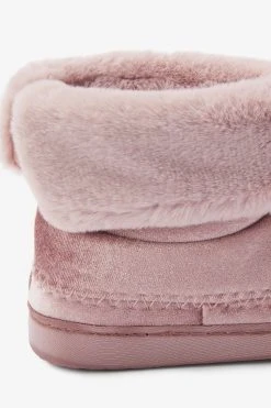 Next Pink Shimmer Faux Fur Lined Slipper Boots 10 Next Pink Shimmer Faux Fur Lined Slipper Boots -Angel & Rocket Shop M90119s4