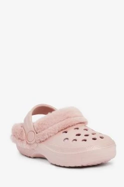 Next Pink Warm Lined Clog Slippers -Angel & Rocket Shop M90262s2