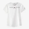 Tommy Hilfiger White Essential Logo T-Shirt -Angel & Rocket Shop M95279s