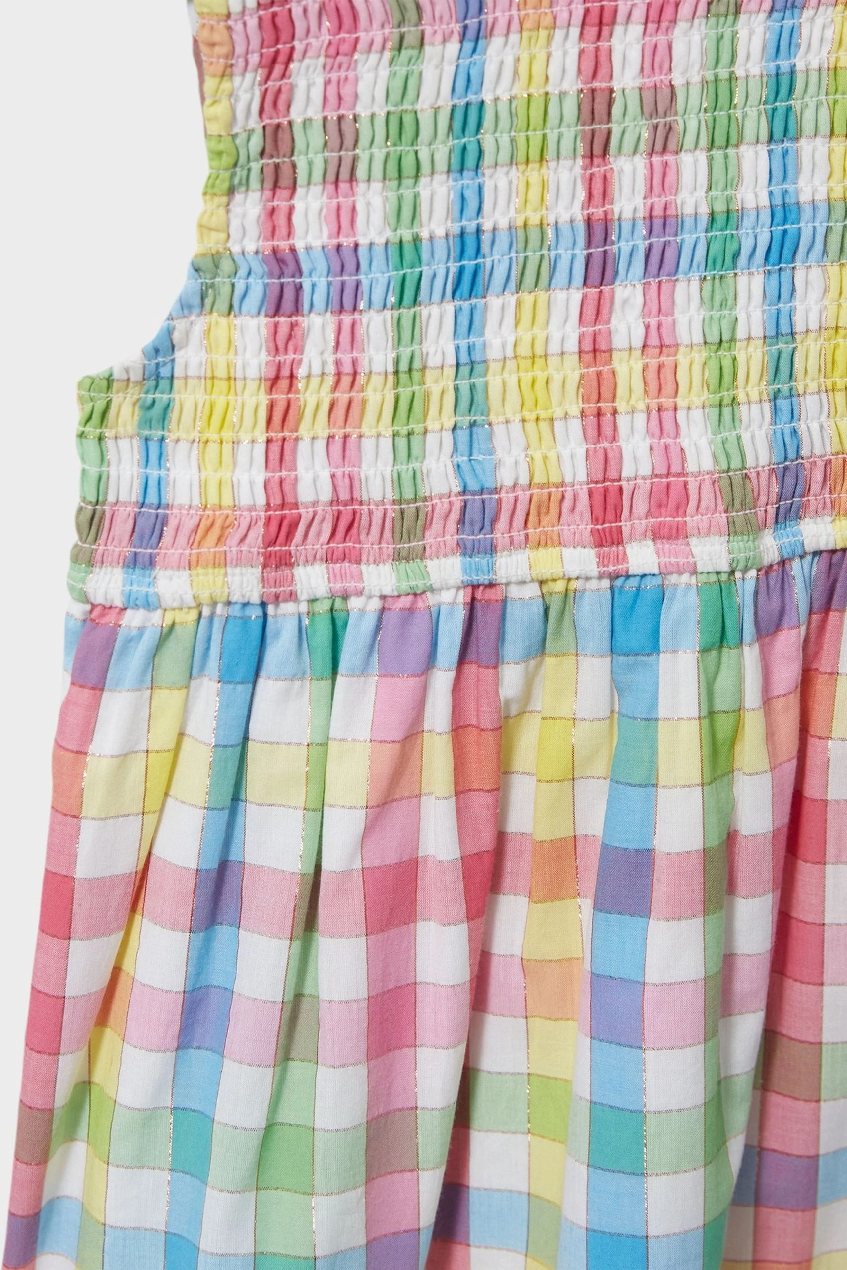 Crew Clothing Company Pink Check Print Cotton Casual Longline Sleeveless Blouse 5 Crew Clothing Company Pink Check Print Cotton Casual Longline Sleeveless Blouse - Image 3