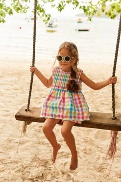 Crew Clothing Company Pink Check Print Cotton Casual Longline Sleeveless Blouse 9 Crew Clothing Company Pink Check Print Cotton Casual Longline Sleeveless Blouse -Angel & Rocket Shop N01597s4