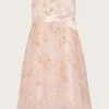 Monsoon Pink Blossom Flower Lace Dress 1 Monsoon Pink Blossom Flower Lace Dress -Angel & Rocket Shop N01822s