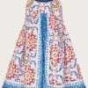 Monsoon Natural Heritage Tile Crochet Detail Dress -Angel & Rocket Shop N01949s
