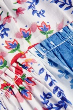 Monsoon Natural Heritage Tile Crochet Detail Dress -Angel & Rocket Shop N01949s3