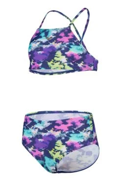 Arena Girls Blue Tie And Dye Crop Top Bikini 12 Arena Girls Blue Tie And Dye Crop Top Bikini -Angel & Rocket Shop N37879s5