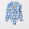Polarn O. Pyret Polarn O Pyret Blue Icecream Print Swimsuit -Angel & Rocket Shop N39355s