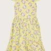 Monsoon Yellow Unicorn Frill Dress -Angel & Rocket Shop N43856s