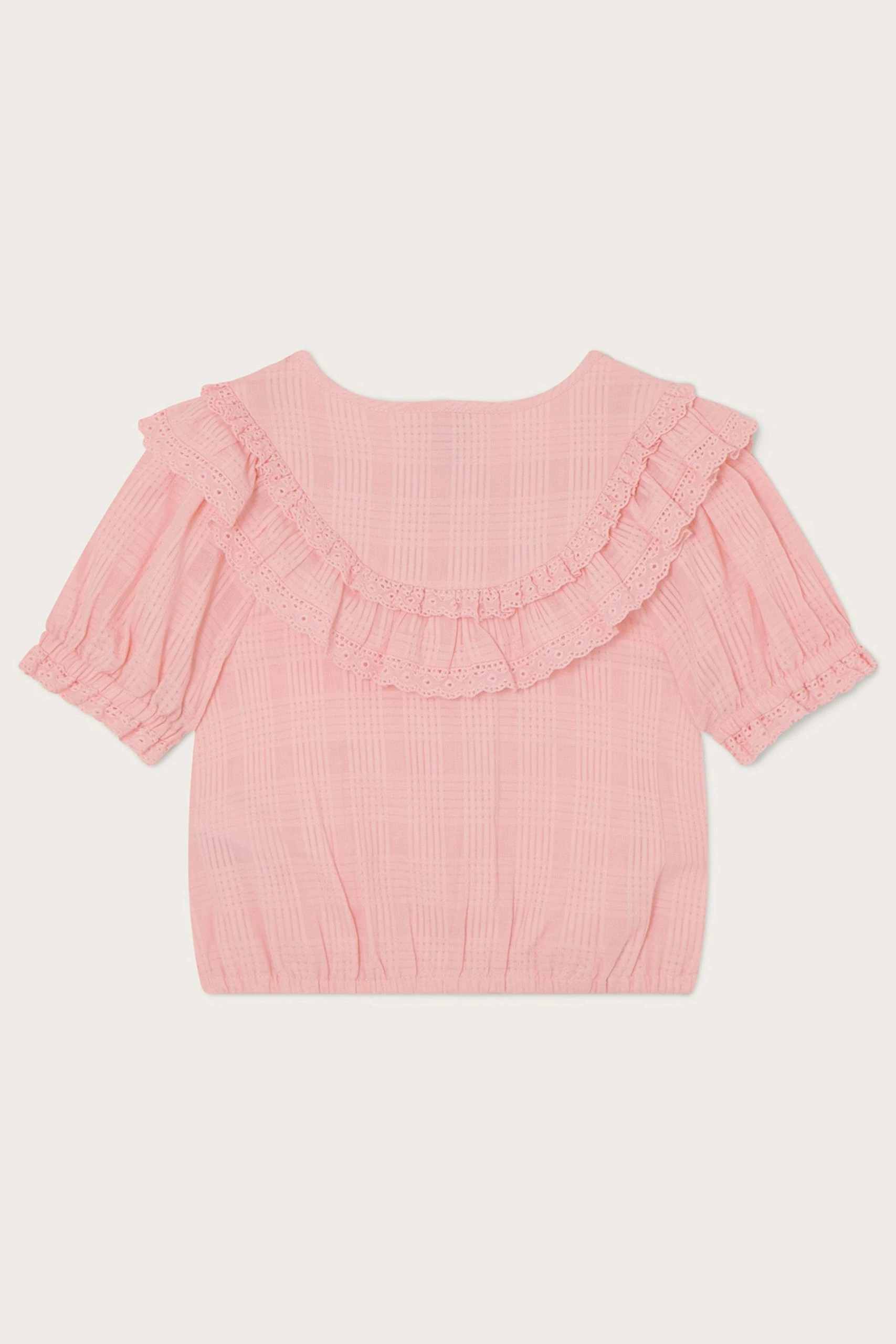 Monsoon Pink Boutique Netta Lace Insert Gypsy Top 4 Monsoon Pink Boutique Netta Lace Insert Gypsy Top - Image 2