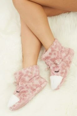 Lipsy Animal Bootie Super Soft Memory Foam Slipper -Angel & Rocket Shop Q12580s3