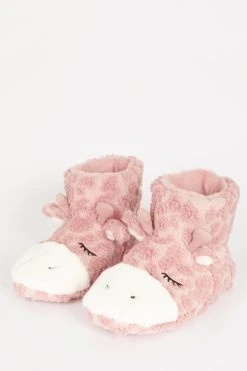 Lipsy Animal Bootie Super Soft Memory Foam Slipper -Angel & Rocket Shop Q12580s4