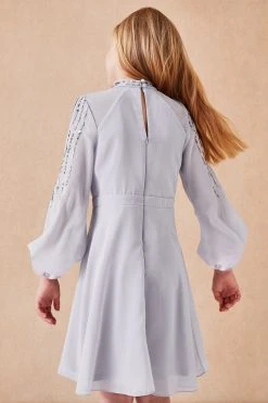 Lipsy Long Sleeve Sequin Occasion Dress -Angel & Rocket Shop Q23416s2