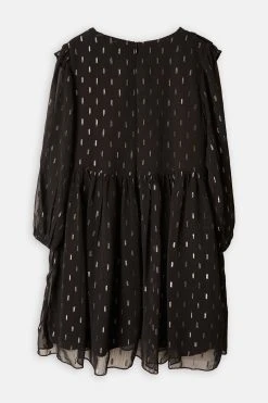 Angel & Rocket Charlotte Black Metallic Yarn Spot Dress -Angel & Rocket Shop T24397s3