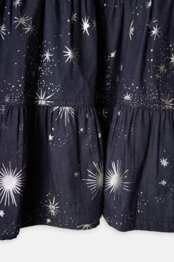 Angel & Rocket Aria Foil Denim Dress -Angel & Rocket Shop T24401s4