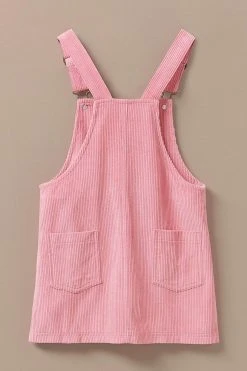 Crew Clothing Company Pink Cotton Straight Dress -Angel & Rocket Shop T31413s3