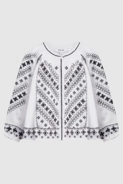 Reiss Clara Junior Embroidered Blouse 9 Reiss Clara Junior Embroidered Blouse -Angel & Rocket Shop T45002s2