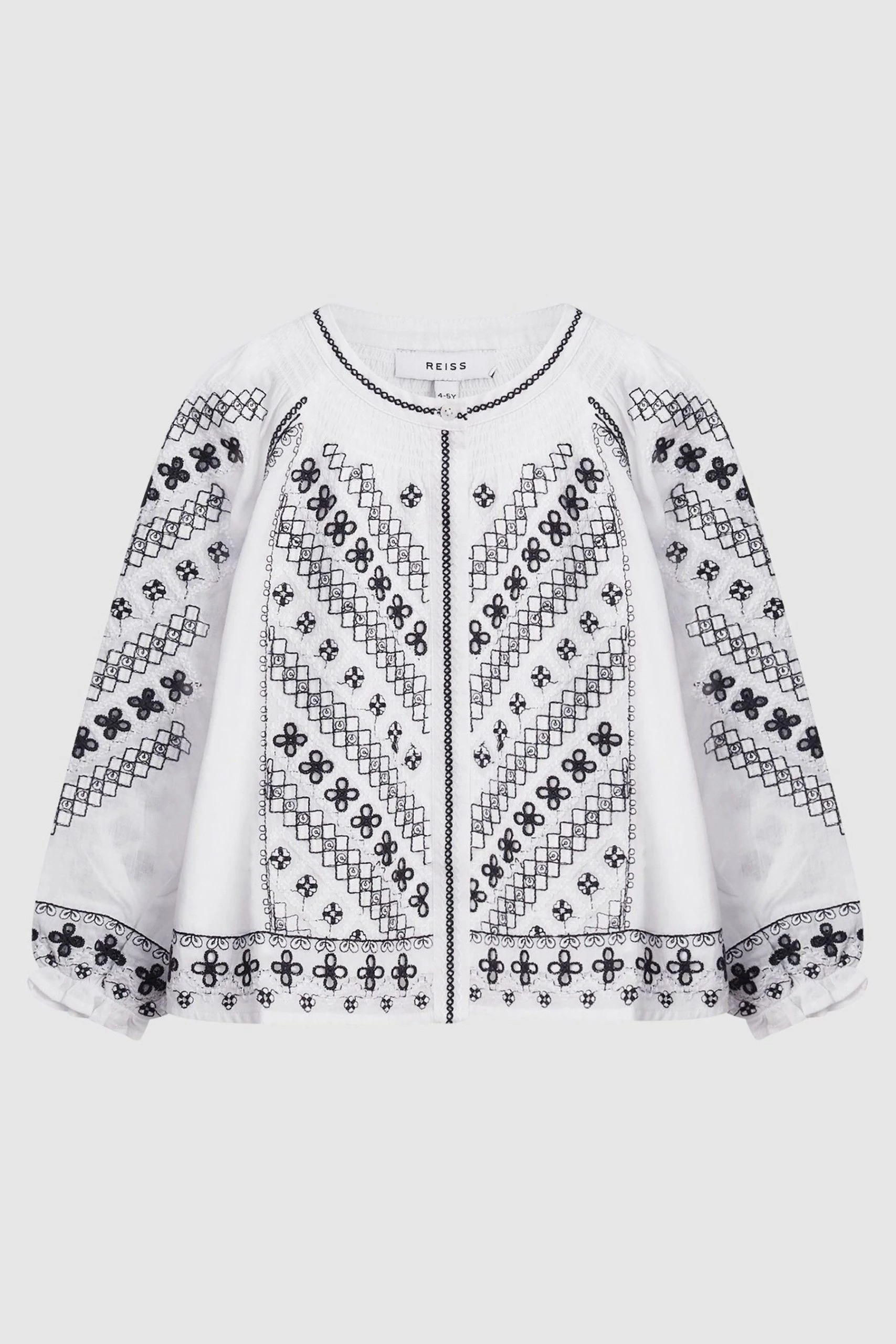 Reiss Clara Junior Embroidered Blouse 4 Reiss Clara Junior Embroidered Blouse - Image 2