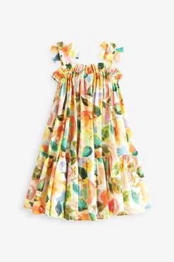 Next Tie Shoulder Printed Summer Dress (3-16yrs) -Angel & Rocket Shop T46 828s6