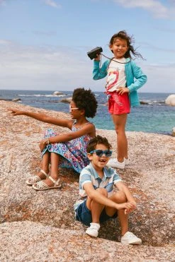 Fat Face FatFace Pink Rosa Tropical Print Dress -Angel & Rocket Shop T52 617s3